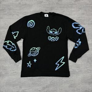 Disney Parks Stitch 626 Long Sleeve Shirt Jersey Sweatshirt Women's Size XS EUC